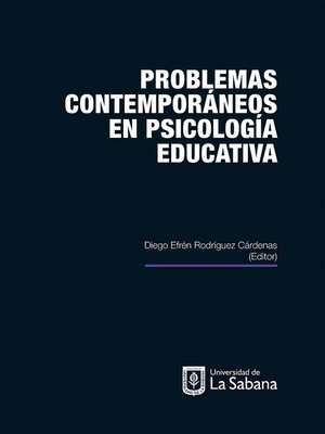 cover image of Problemas contemporáneos en psicología educativa